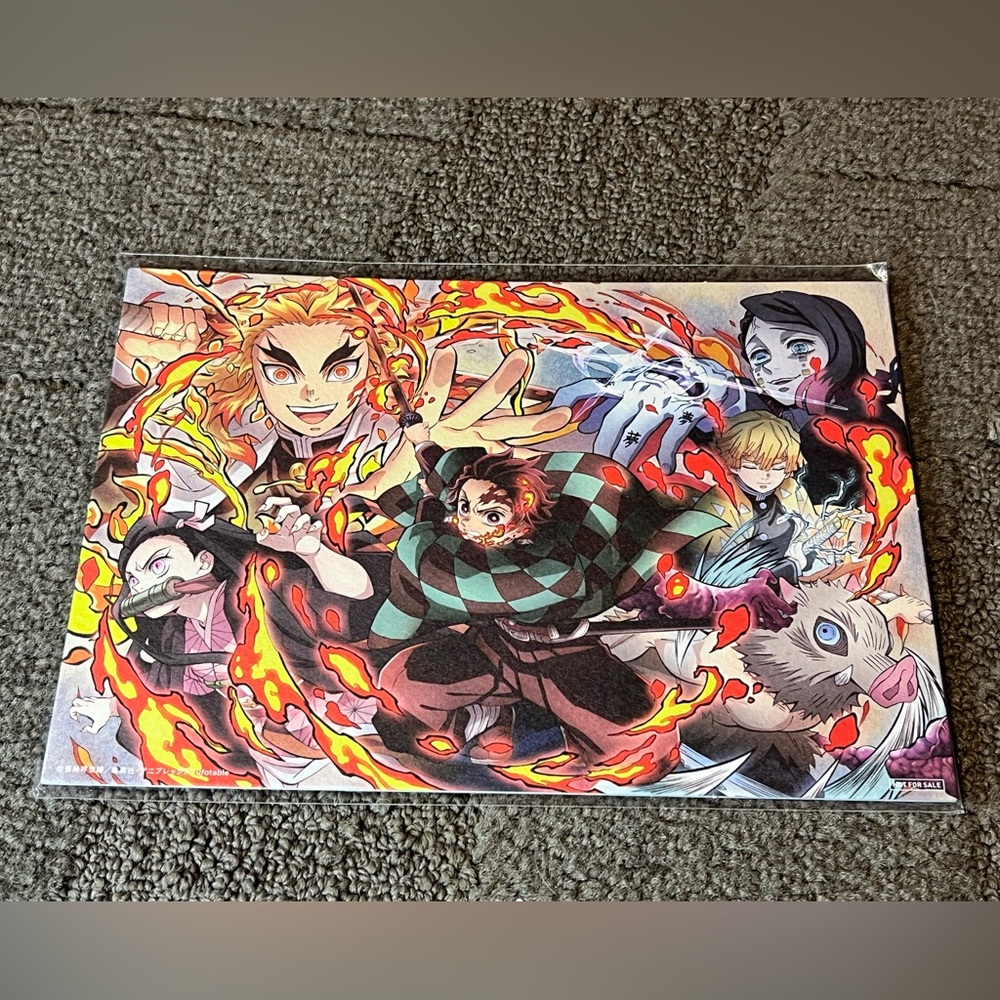 Demon Slayer Kimetsu no Yaiba Anime Art Board Japan Exclusive Official Licensed